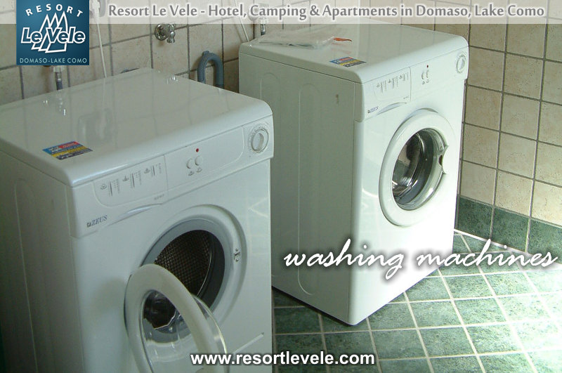 washing machines camping domaso levele lake como